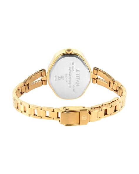 Titan gold chain hot sale watches for ladies