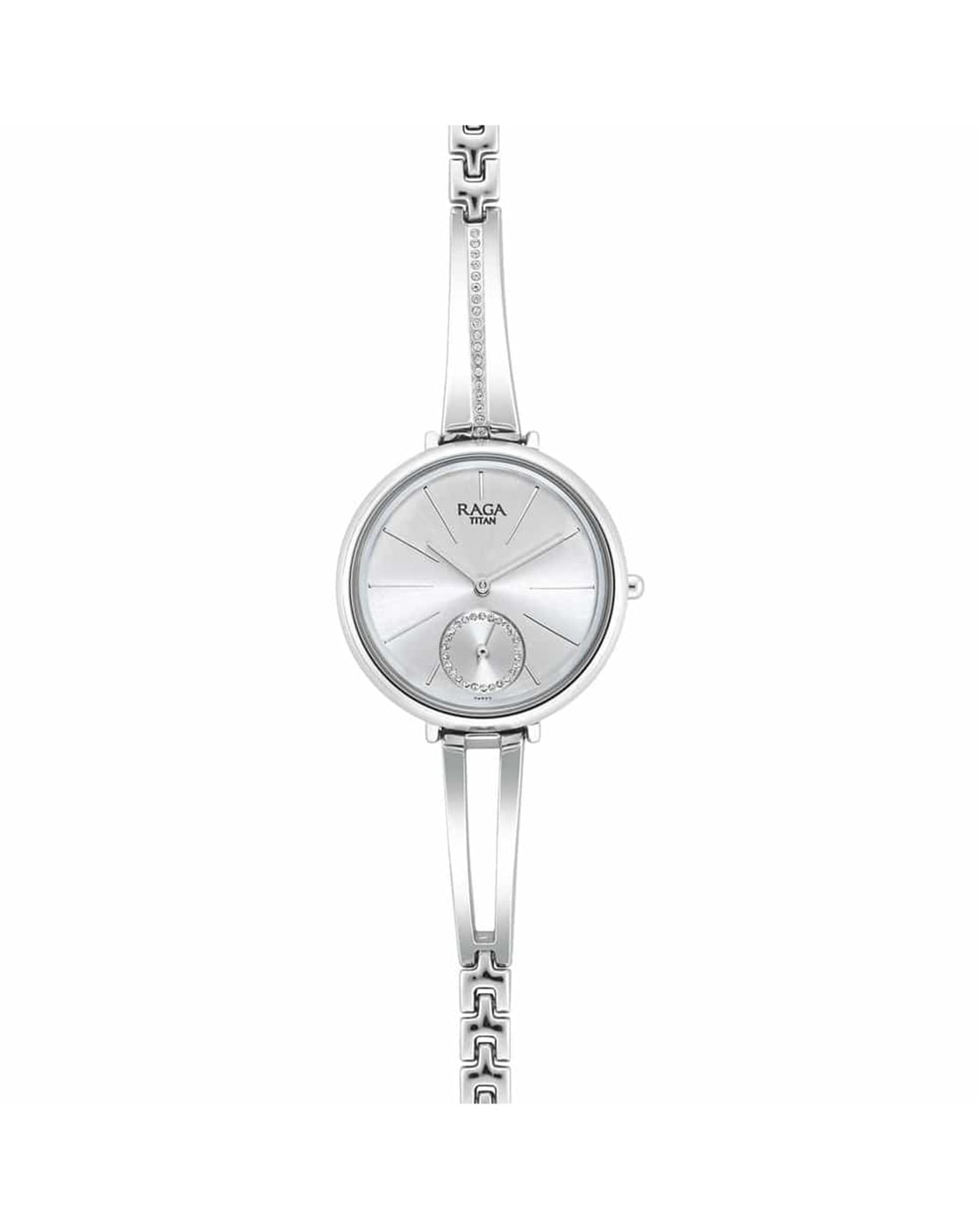 Titan raga clearance silver watch price