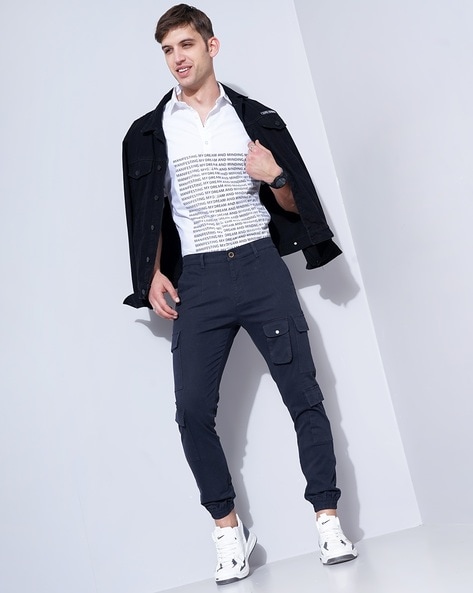 Buy Khaki Trousers & Pants for Men by Defacto Online | Ajio.com