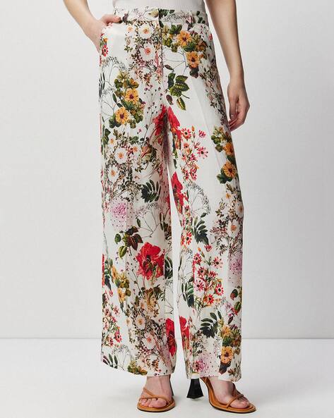 Erdem floral-print Straight Trousers - Farfetch