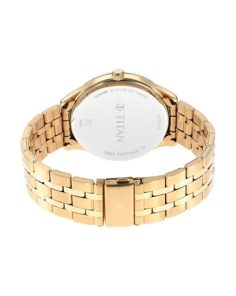 Titan watch best sale golden chain price