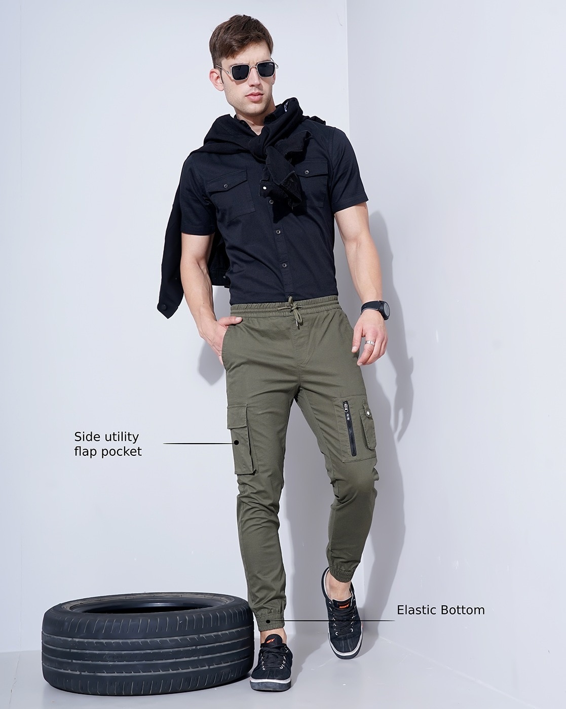Buy Olive Green Trousers  Pants for Men by British Club Online  Ajiocom