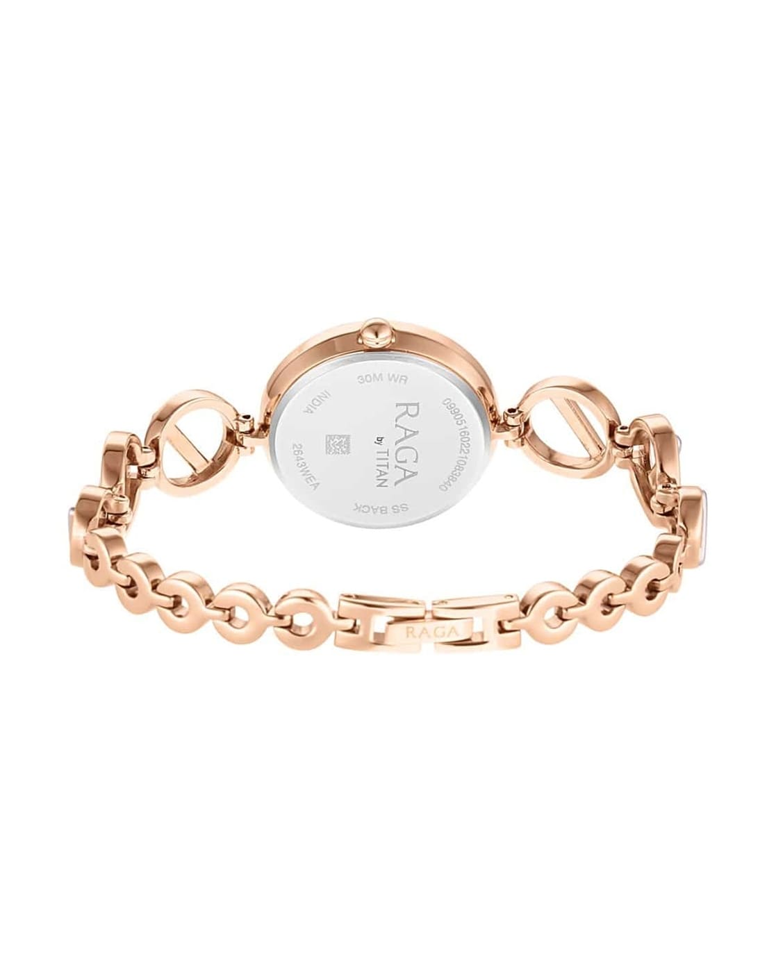 Titan raga rose gold hotsell with bracelet