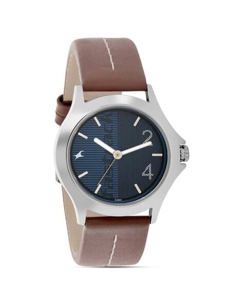 FASTRACK NP3220SL01 Blue Dial Leather Strap Watch