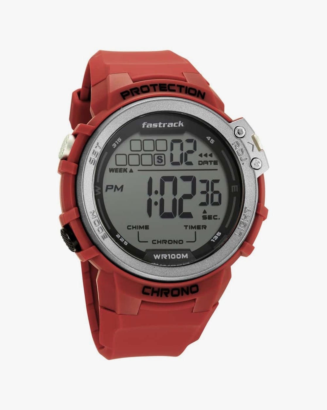 Fastrack red strap on sale watch