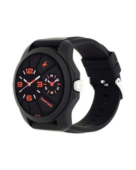 Fastrack red black watch best sale