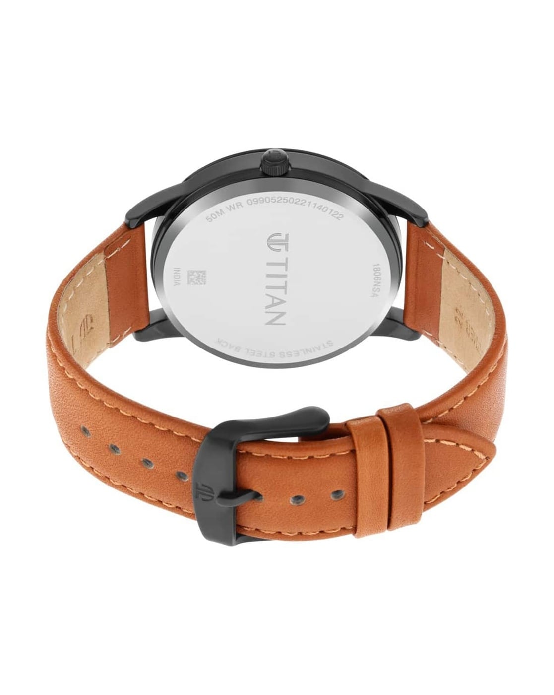 Titan 20 mm Black Genuine Leather Straps for Men | TITAN WORLD | Khar  Linking Road | Mumbai