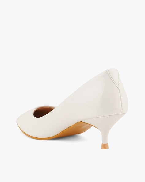 Evie Pumps In Nappa Leather - Off White White | NYDJ