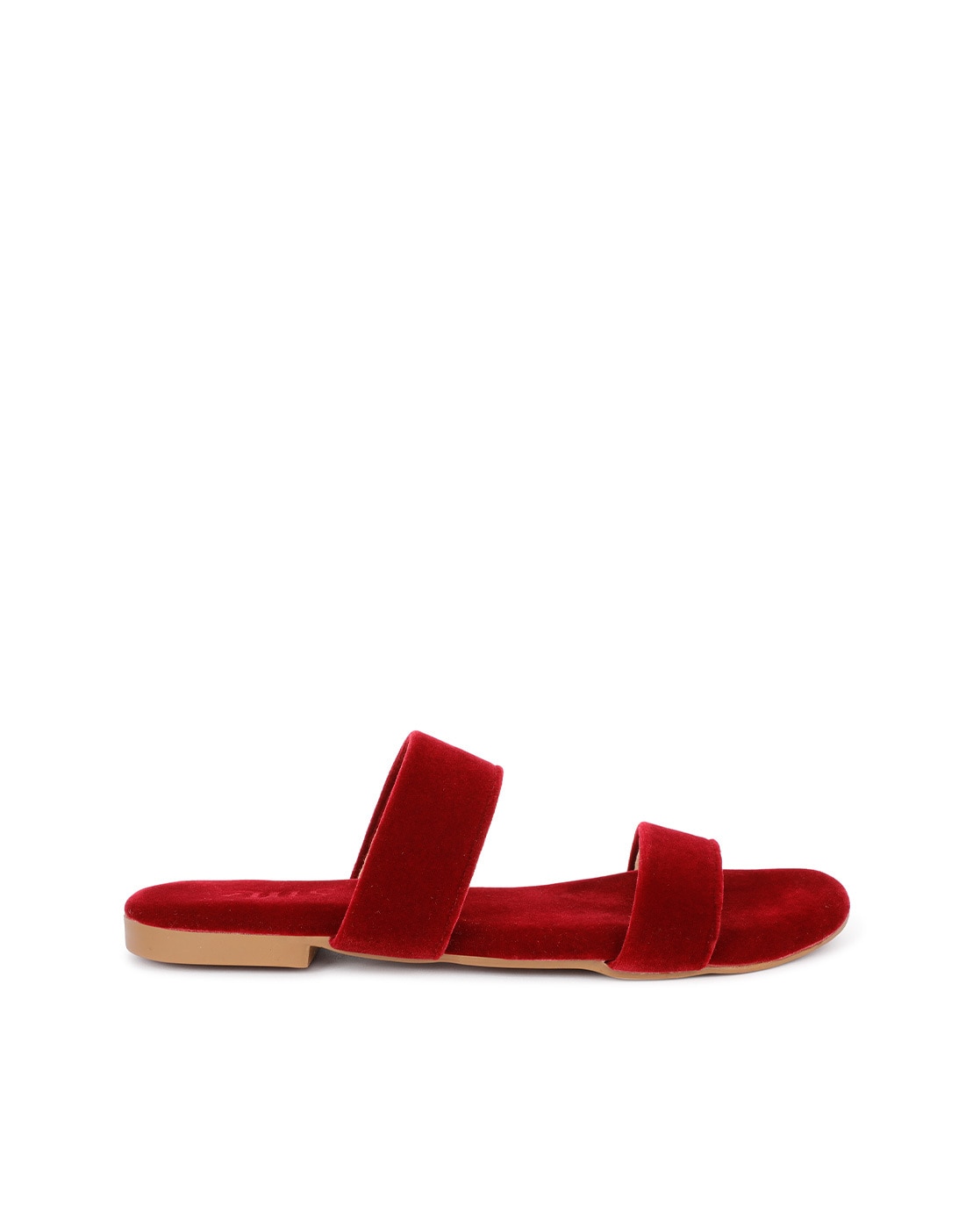 Attico + Laced Velvet Flat Sandals