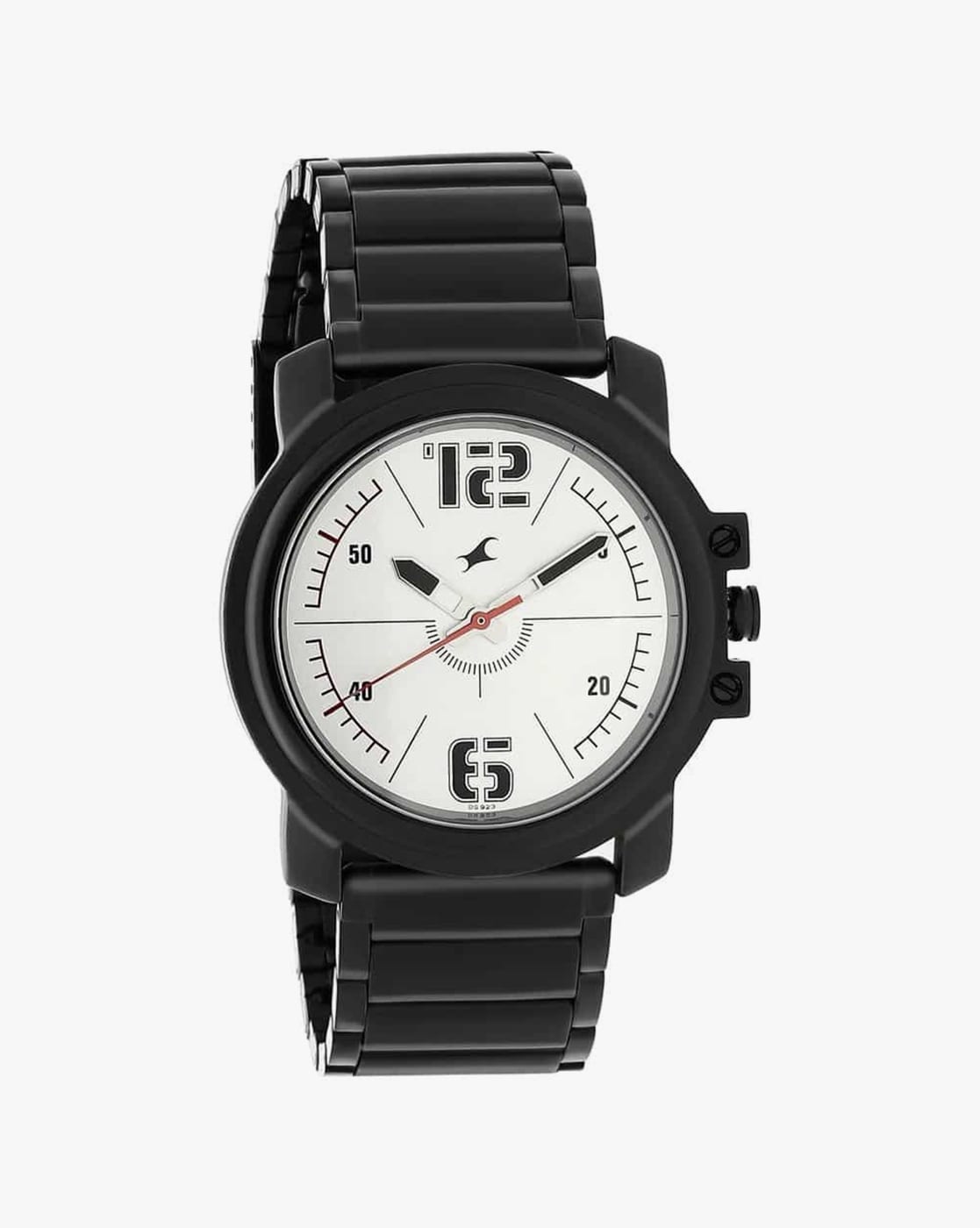 Fastrack watch black discount chain