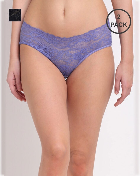 Pack of 2 Lace Thong Panties