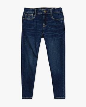 h by hamleys Lightly Washed Straight Jeans-picture-42