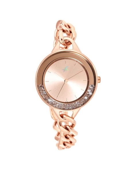 Buy FASTRACK Ladies Watch with Pink Leather Strap - 6088SL01 | Shoppers Stop