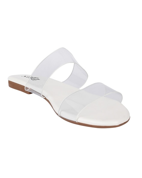 Sandales discount transparentes plage