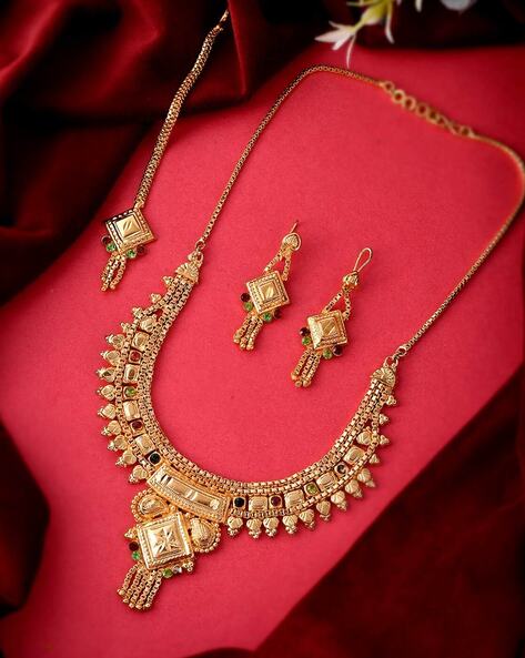 Designer gold jewellery on sale sets