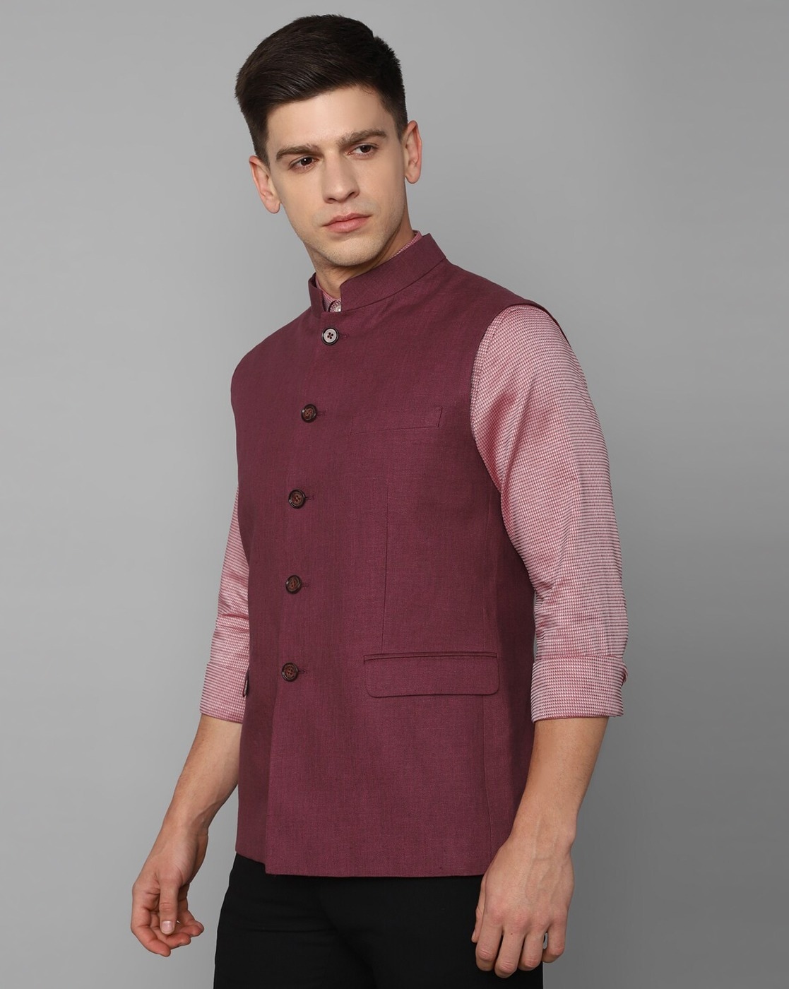 Nehru cut waist coats with design features – Tagged 