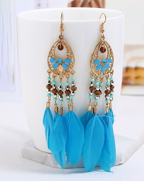 New Boho India Earrings For Women Big Dangle Drop Earing Statement Wedding  Tassel Party Earring Women Fashion Jewelry Wholesale