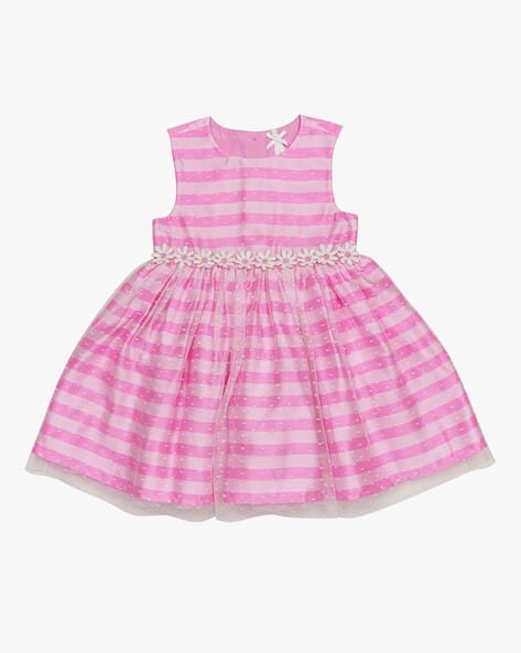 H by Hamleys Striped Balloon Tulle Dress