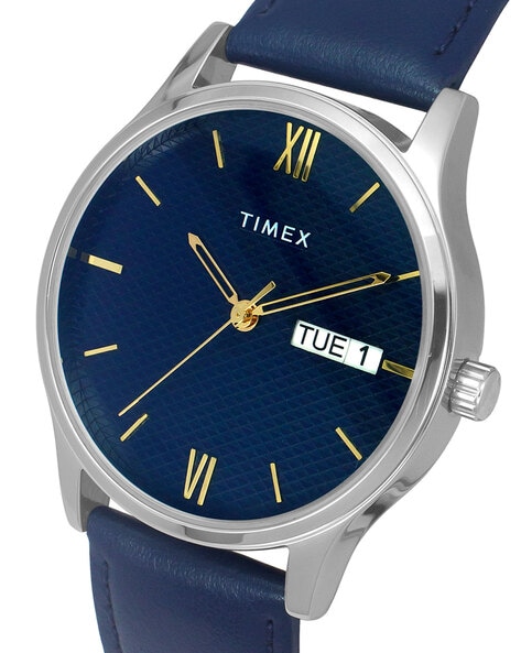 Timex watch blue on sale face