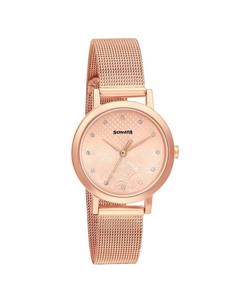 Sonata Wedding Silver Dial Women Watch With Stainless Steel Strap