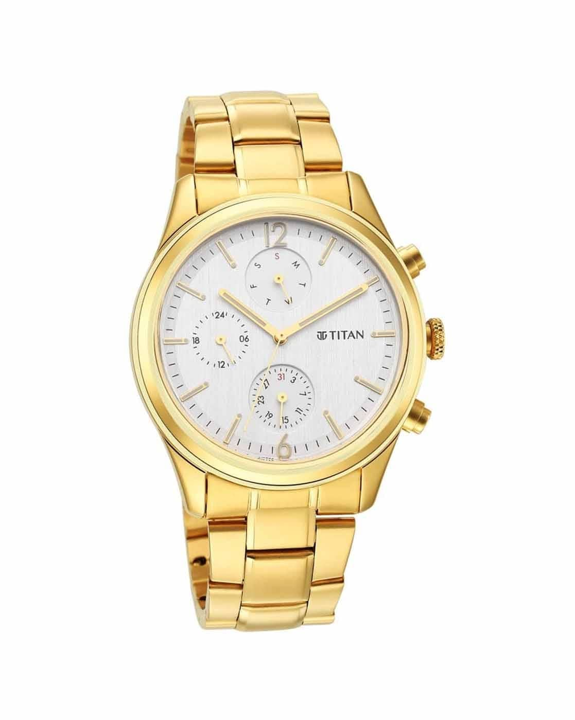 Titan gold hotsell watches for mens