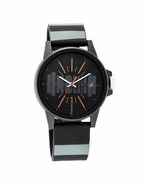 FASTRACK 68012PP15 FastFit Watch with Black Dial