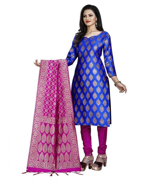 Buy Multicoloured Dress Material for Women by MANVAA Online | Ajio.com