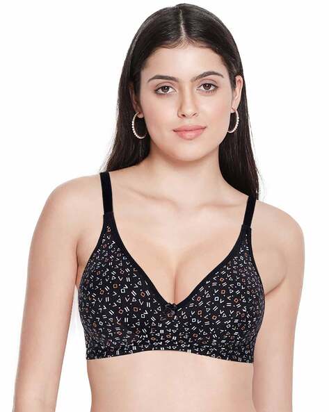 Buy Women's Padded T-Shirt Bra with Hook and Eye Closure Online
