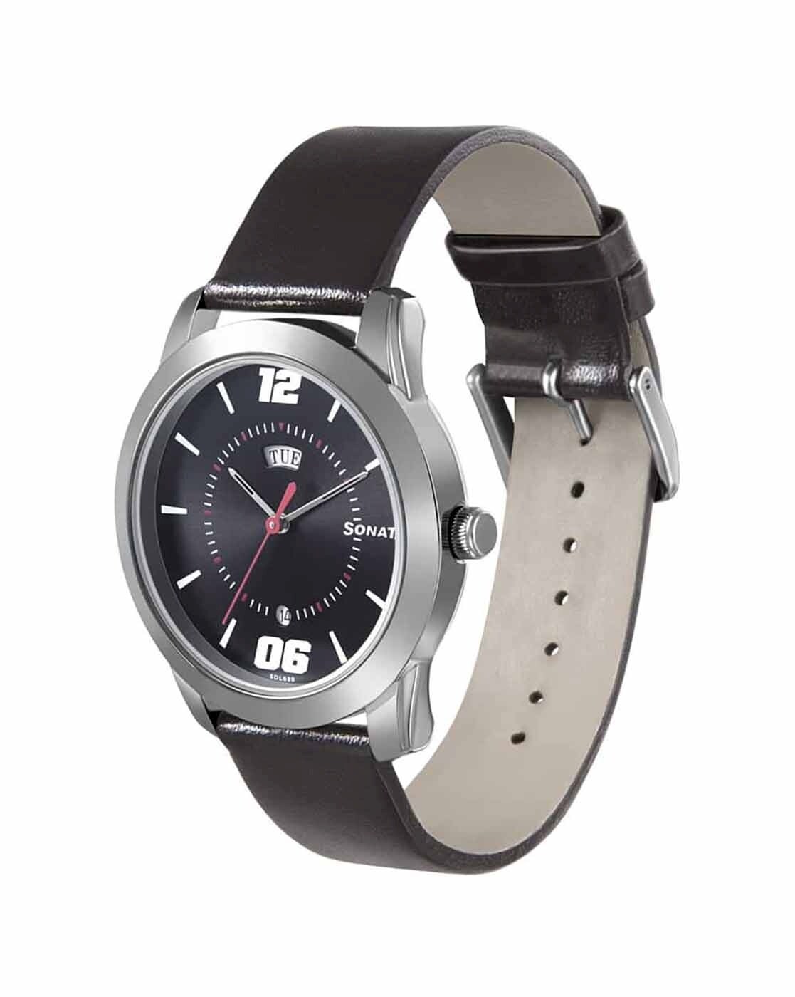 Buy black Watches for Men by SONATA Online Ajio