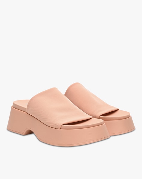 Blush pink 2024 platform sandals