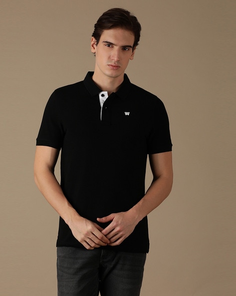 dræne Tidsplan Higgins Buy Black Tshirts for Men by Wrangler Online | Ajio.com