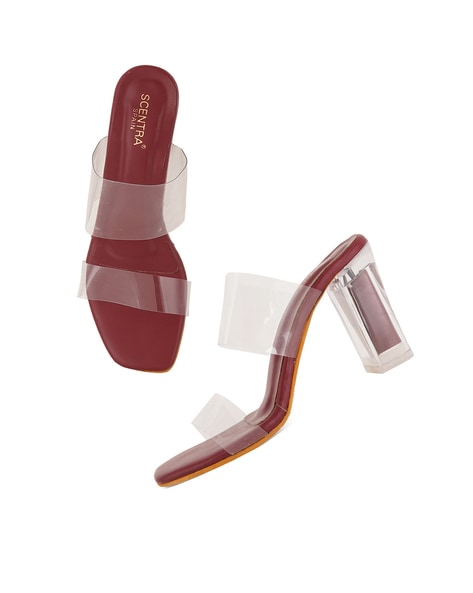 Maroon Fancy Sandal FN5328 – Stylo Global