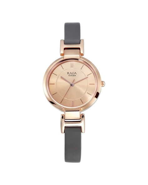 Rose gold watch titan on sale raga