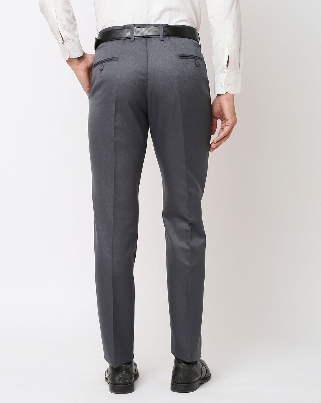 HolloMen: Dapper Elegance with Gray Slim Fit Trousers | Grey slim fit  trousers, Slim fit trousers, Slim fit chino pants