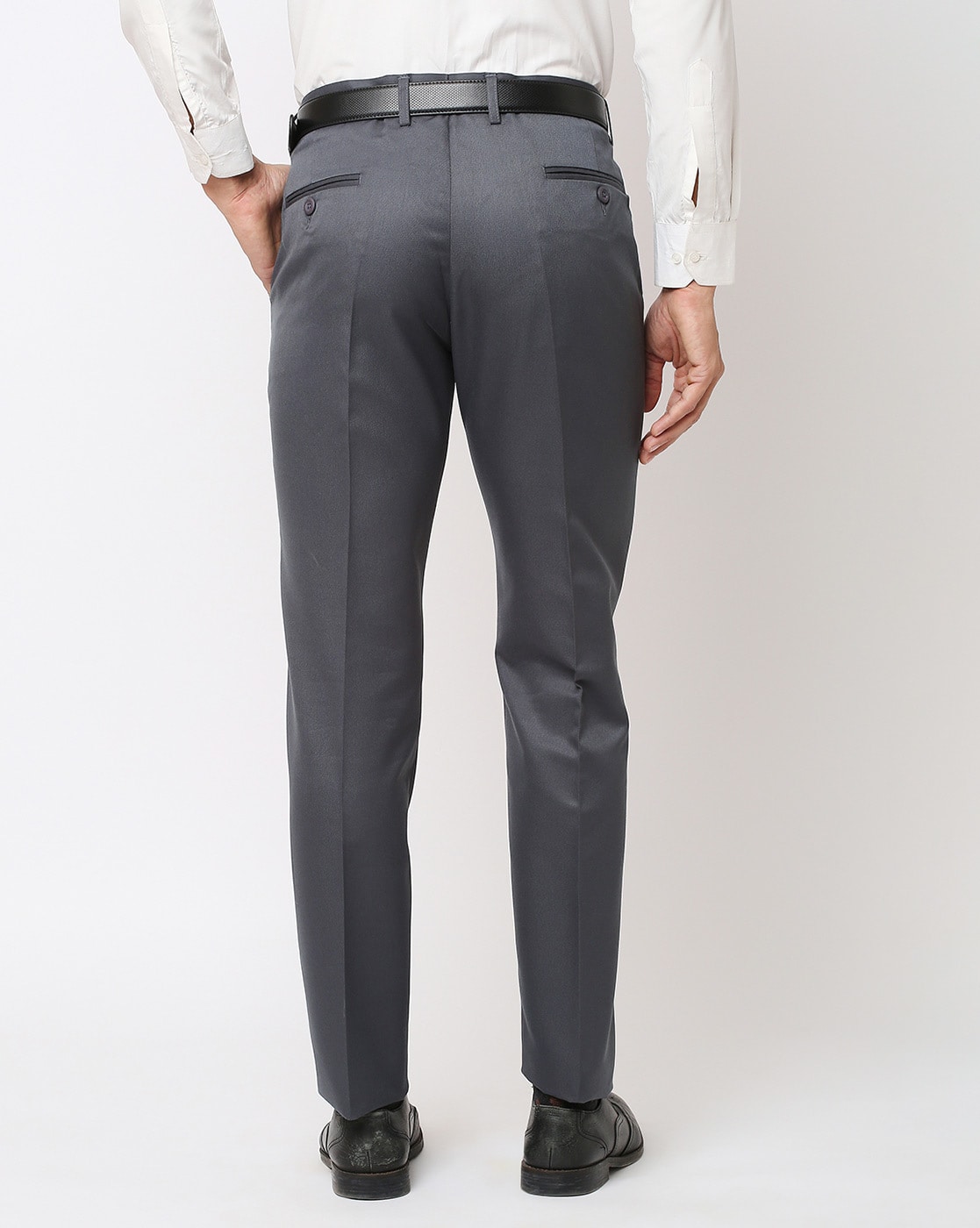 JPRSOLARIS Super Slim Fit Tailored Trousers | Light Grey | Jack & Jones®