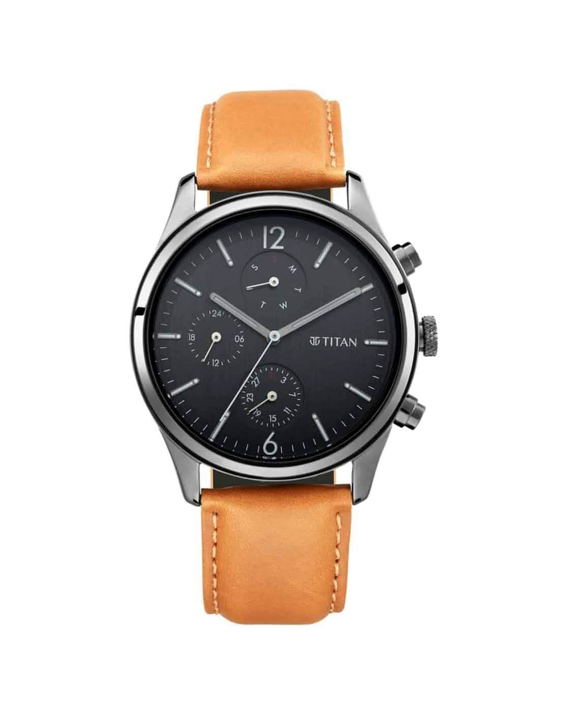 TITAN Workwear Watch with Black Dial & Stainless Steel Strap NQ2651WM01  Online at Best Price|authorized selling partner watchbrand
