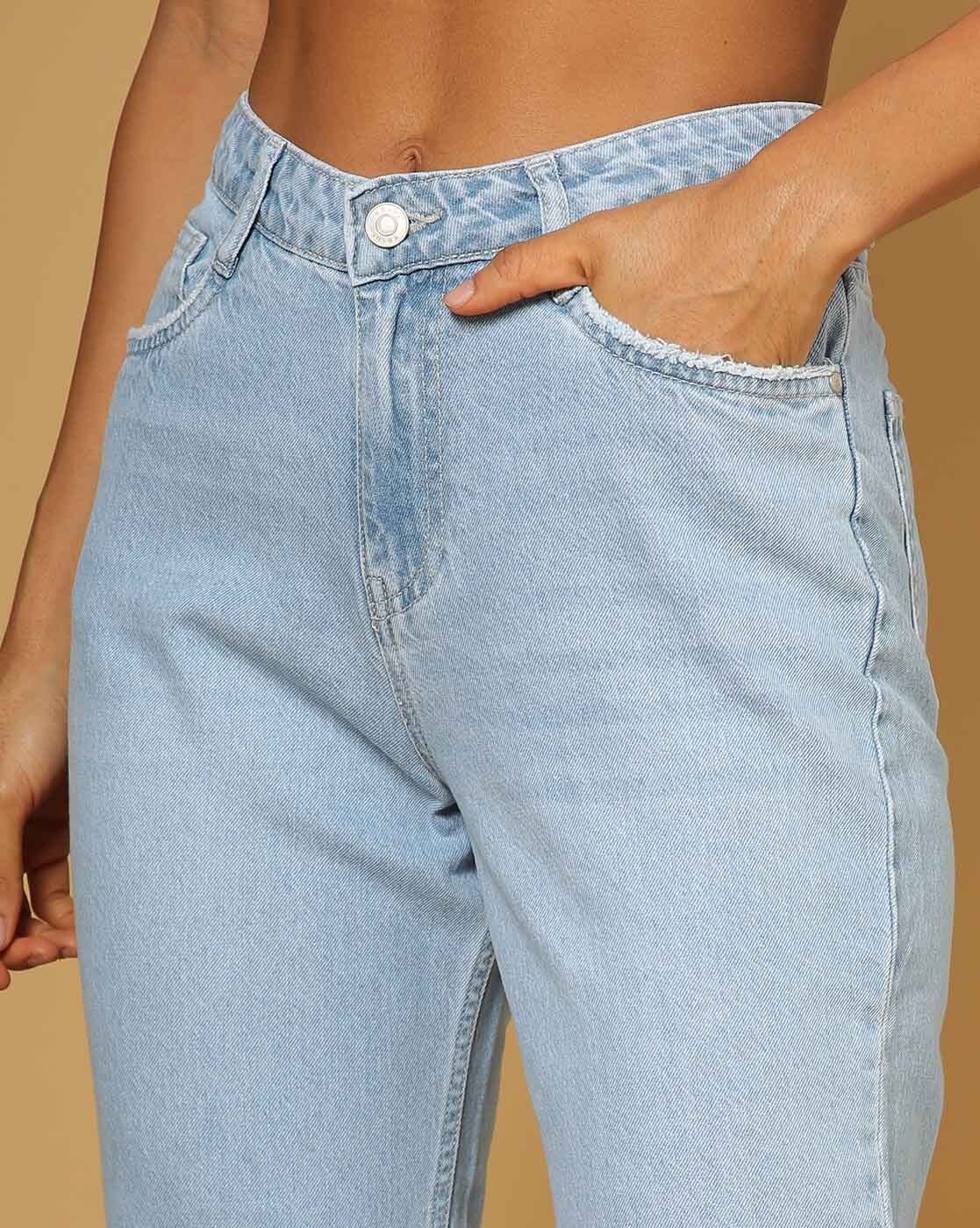 Hollister, Jeans, Hollister Vintage Stretch Ultra Highrise Mom Jeans  Light Wash Size 3 Long