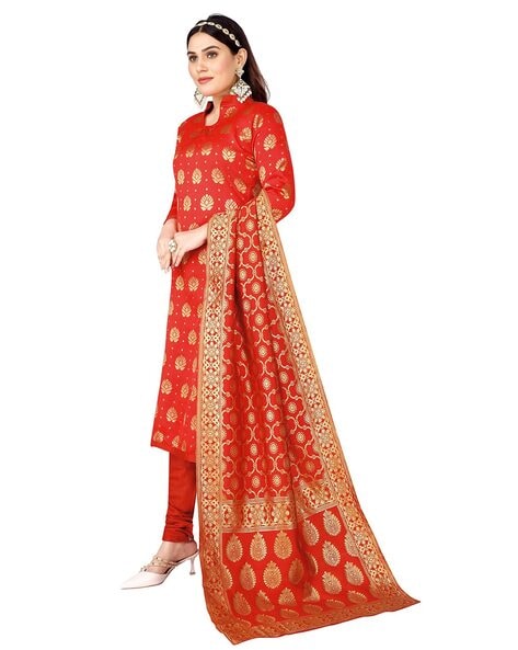 3-Piece Unstitched Dress Material Price in India