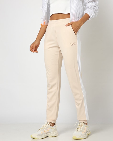 Buy Beige Track Pants for Women by EA7 Emporio Armani Online