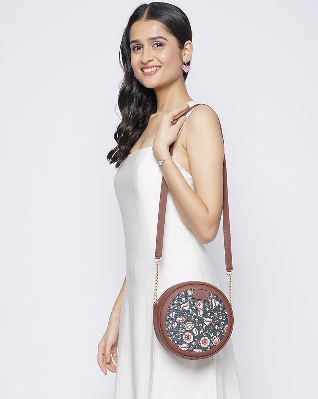 round sling bag ajio