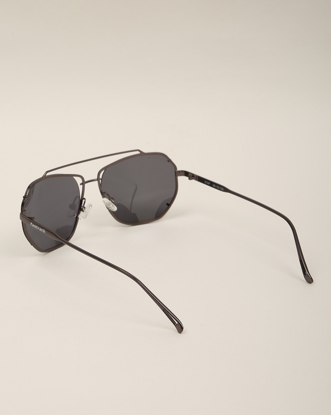 Classic Aviator Hybrid Acetate Frame Sunglasses with Real Wood Inlay &