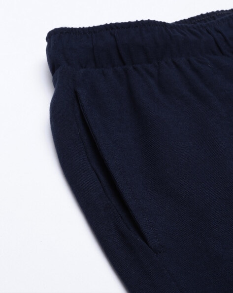 Waffle-Knit Joggers with Insert Pockets