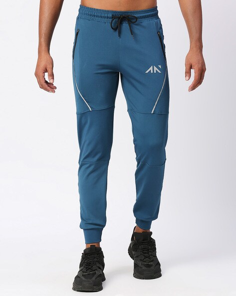 Buy Blue Track Pants for Men by AESTHETIC NATION Online