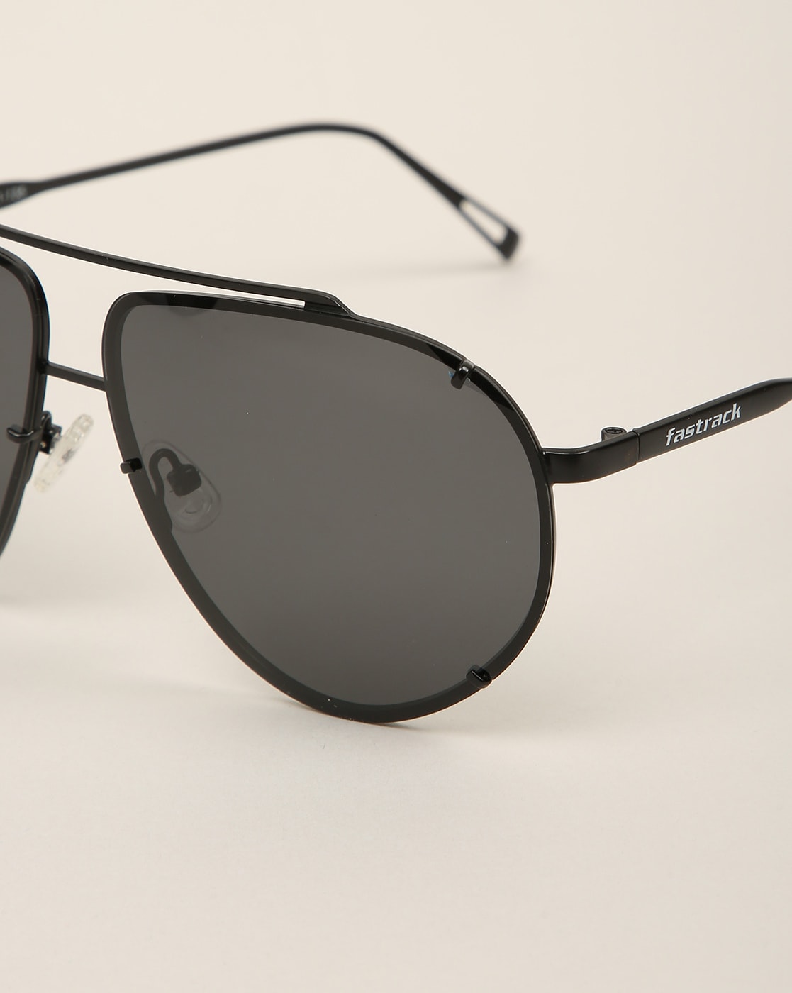 Buy FASTRACK Mens Rimless Pilot UV Protected Sunglasses - M216BK2N |  Shoppers Stop