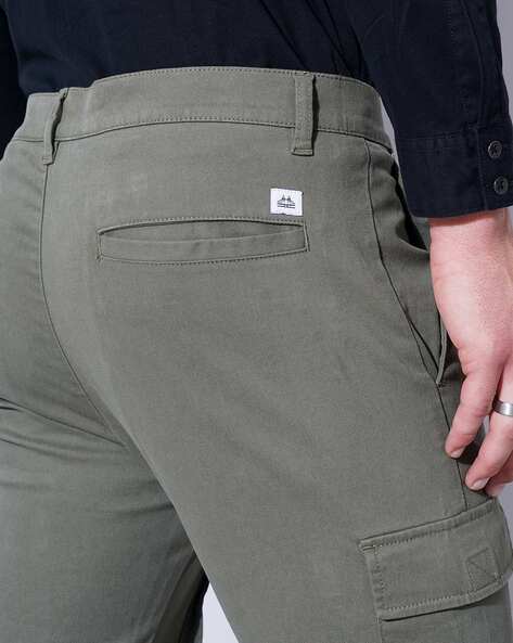 Buy Olive Trousers & Pants for Men by British Club Online