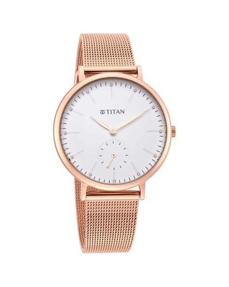 Titan watches in rose on sale gold