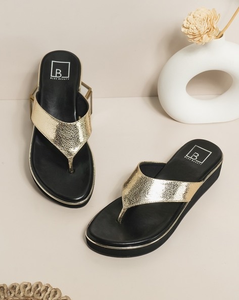 Womens wedge flip discount flops