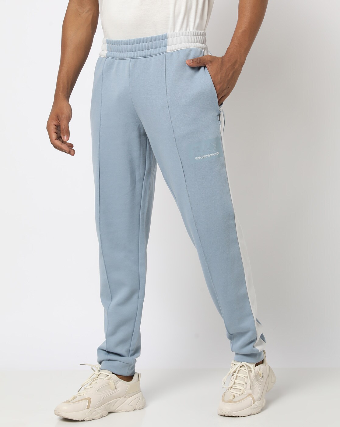 Emporio armani ea7 2025 tape pocket track pants