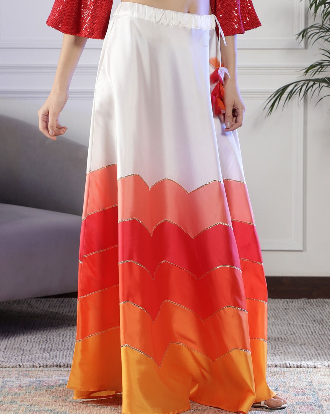 White Lehenga Skirt With Maroon Velvet Crop Top | Bridal dress fashion,  Stylish party dresses, Indian designer outfits