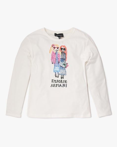 Girls armani t outlet shirt